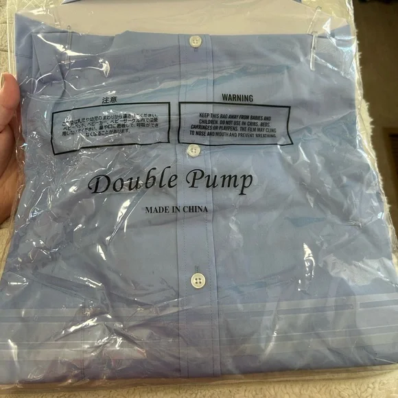 NWT Big and Tall Double pump Dress Shirt - Picture 7 of 7